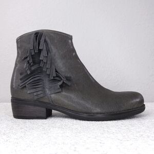 New! Eric Michael Ankle Boots Heeled Fringe Booties EU 39